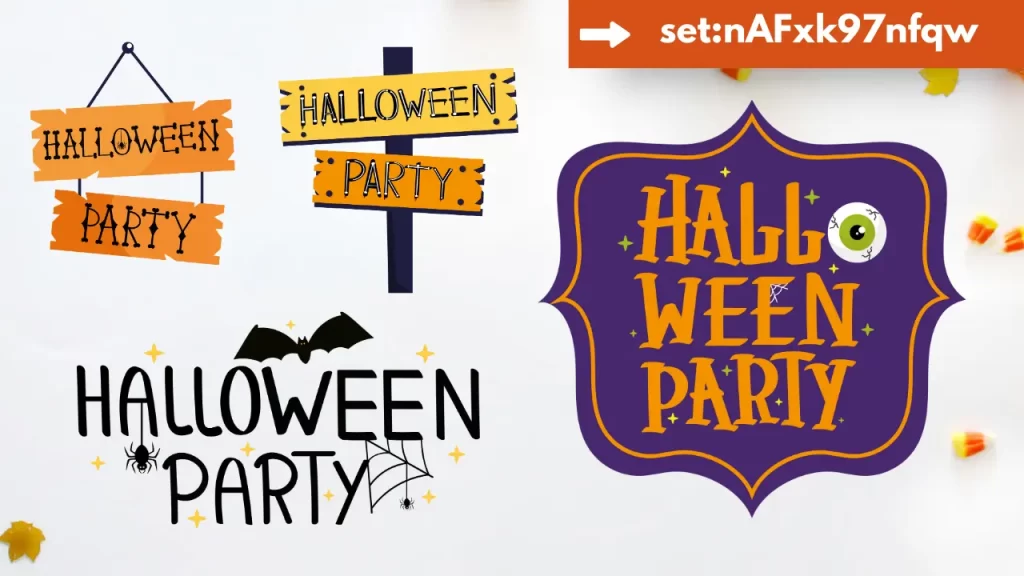 Halloween-i grafikák, Canva,