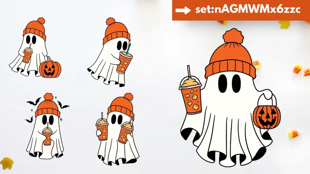 Halloween-i grafikák, Canva,