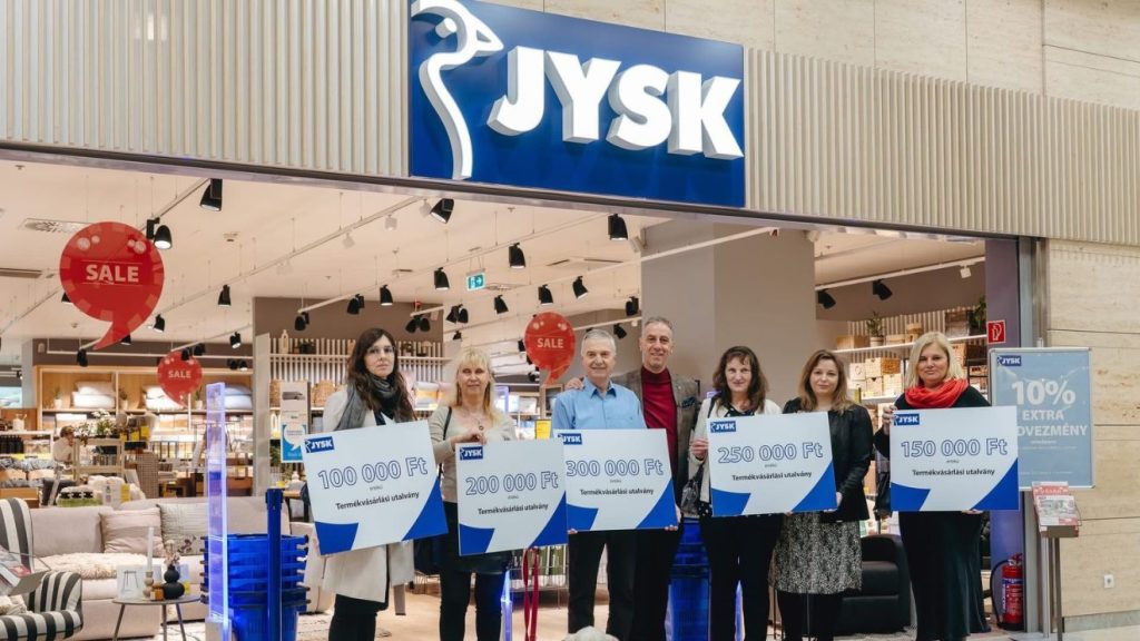 JYSK, adomány,