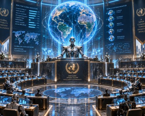 AI parlament, világuralom, robotok a parlamentben