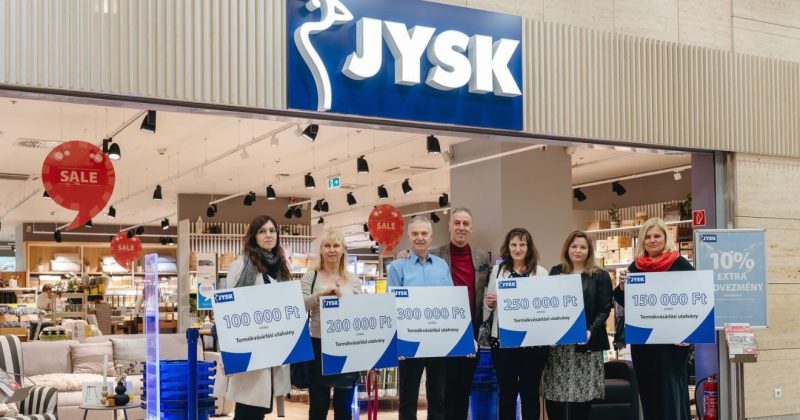 JYSK, adomány,