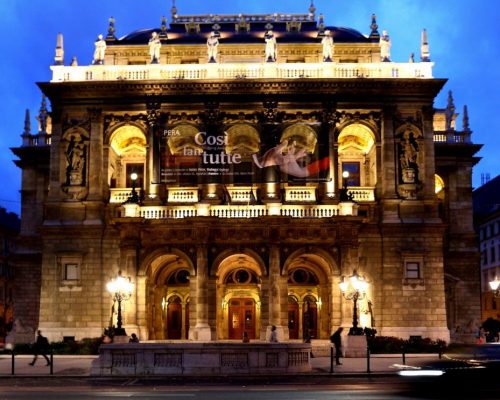 opera, budapest, Magyar Állami Operaház, este Kép forrása Wikipédia by Thaler Tamas